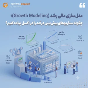 مدل‌سازی مالی رشد (Growth Modeling)؛ چگونه سناریوهای پیش‌بینی درآمد را در اکسل پیاده کنیم؟