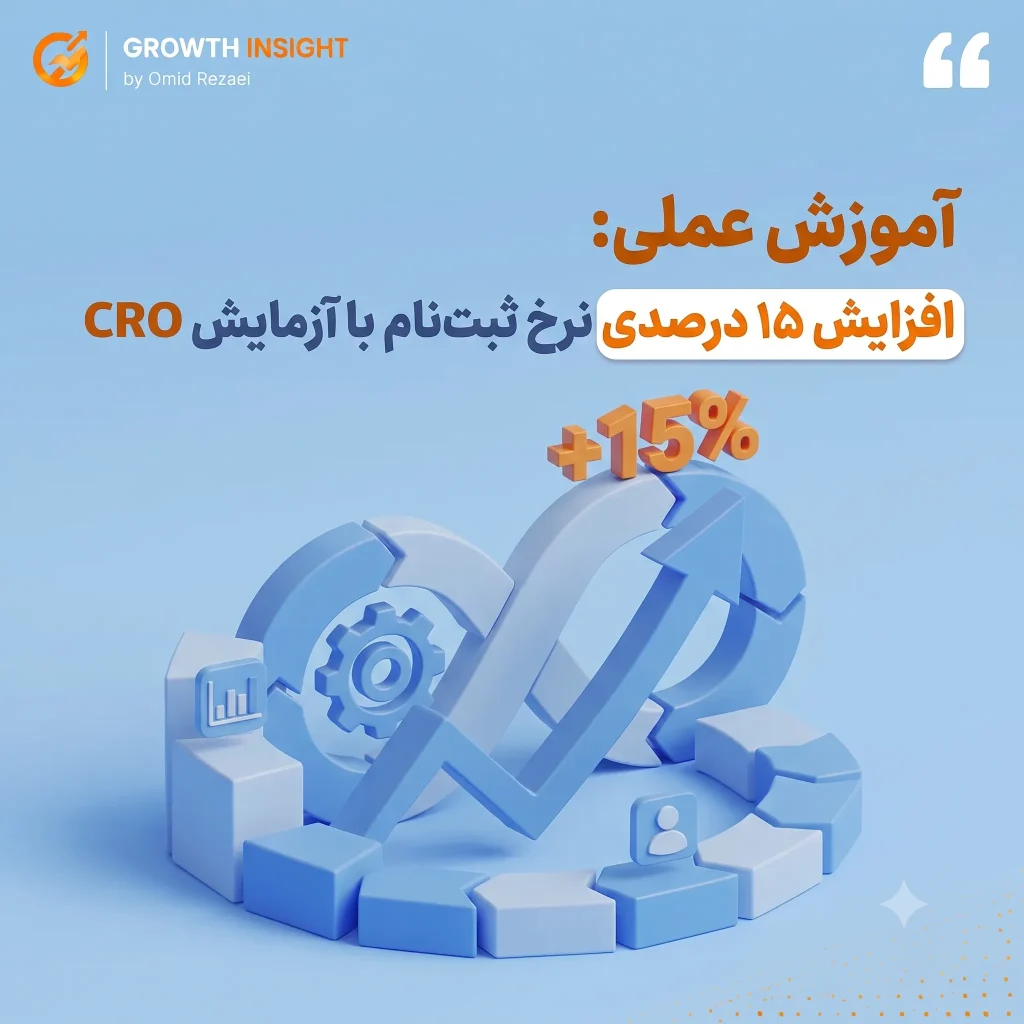 آزمایش CRO برای افزایش ۱۵ درصدی نرخ ثبت‌نام (آموزش عملی)